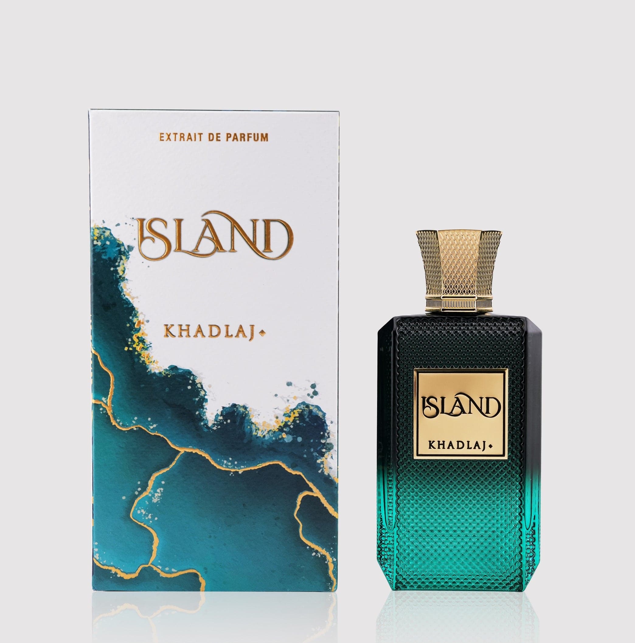 Island Extrait de Parfum EDP 100ml by Khadlaj perfume bottle