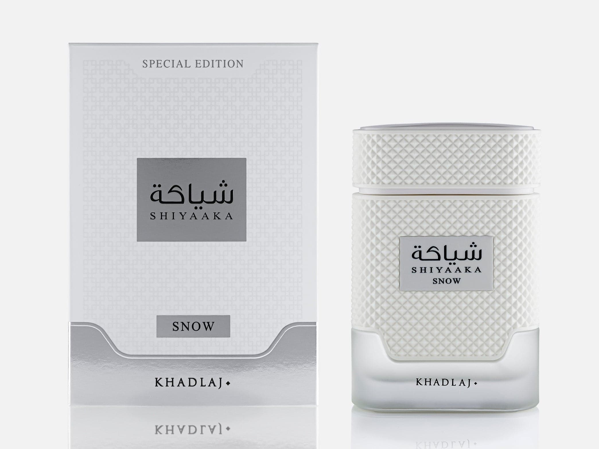 Shiyaaka Snow EDP 100ml by Khadlaj perfume bottle