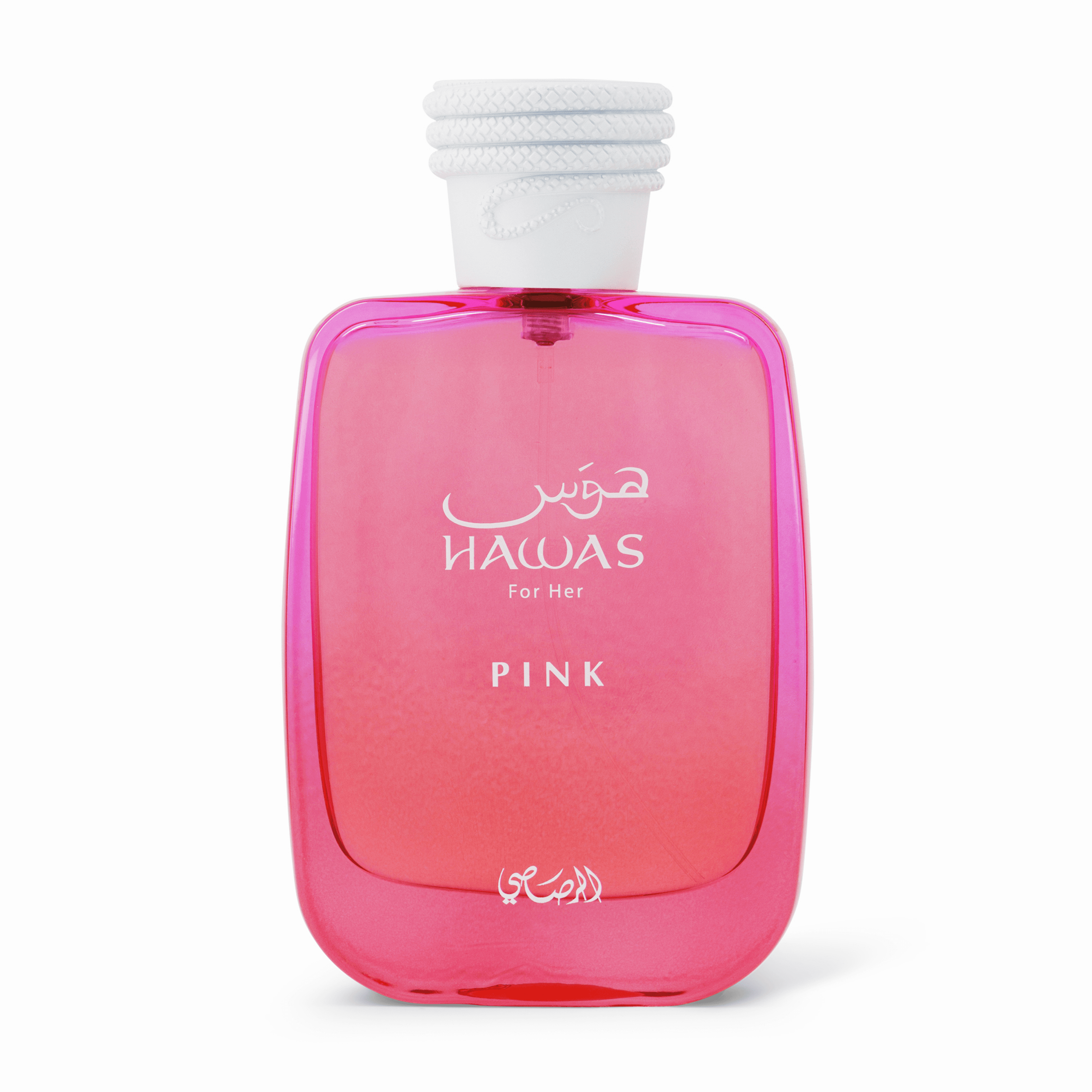 Pink EDP 100ml by Rasasi perfume bottle